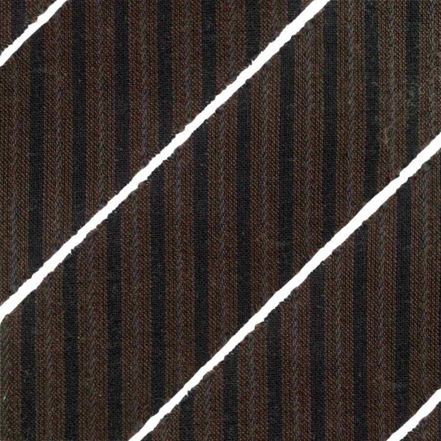 Фото Косая бейка из фактурного хлопка горький-шоколад бордо серый черный 2