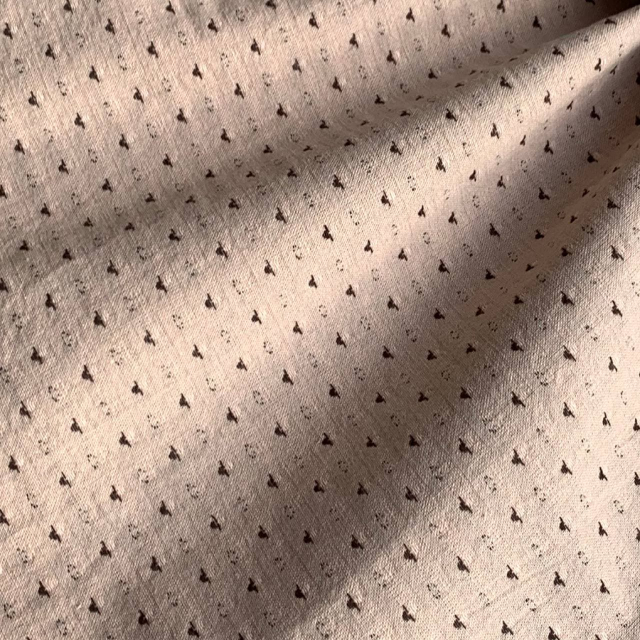 Японский фактурный хлопок #24 пыльная роза