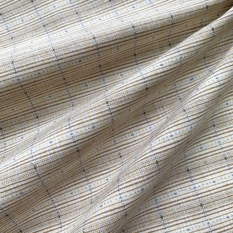 Японский фактурный хлопок #125 светло-желтый