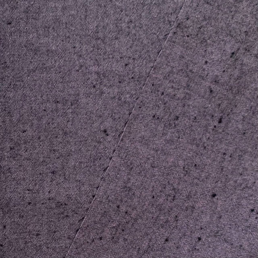 Фото Японский фактурный хлопок 257 темно-фиолетовый/однотон отрез 35:50 см 1