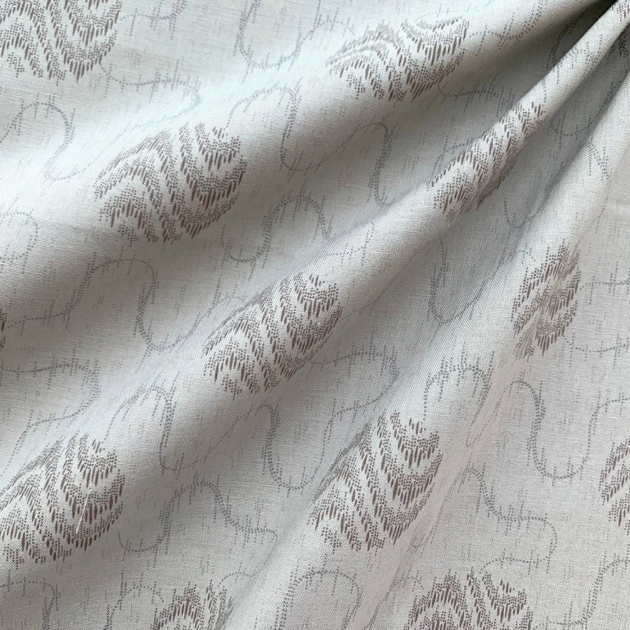 Принтованый хлопок #54 серый Lecien