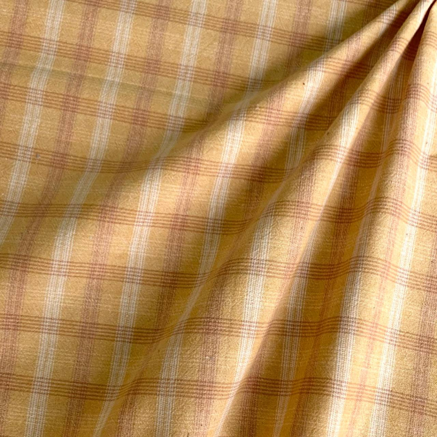Японский фактурный хлопок #458 желтый