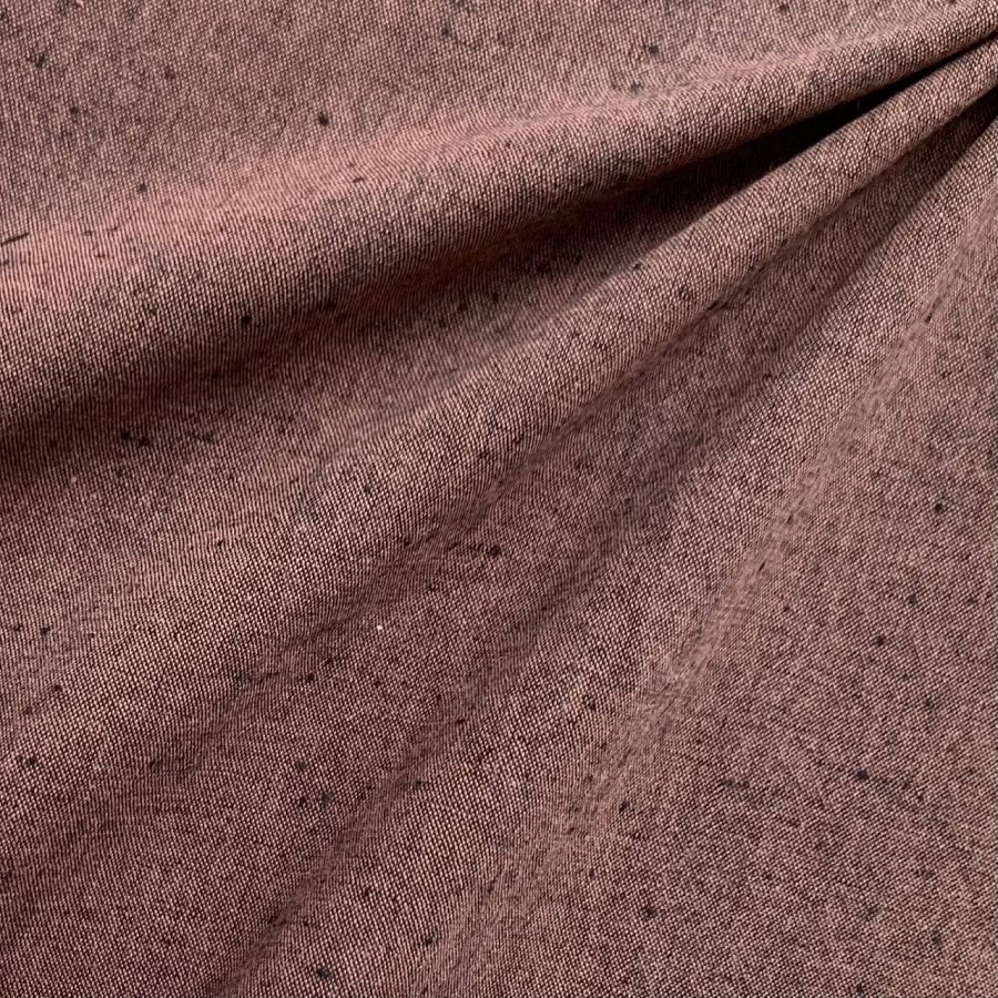 Японский фактурный хлопок #528 коричневый