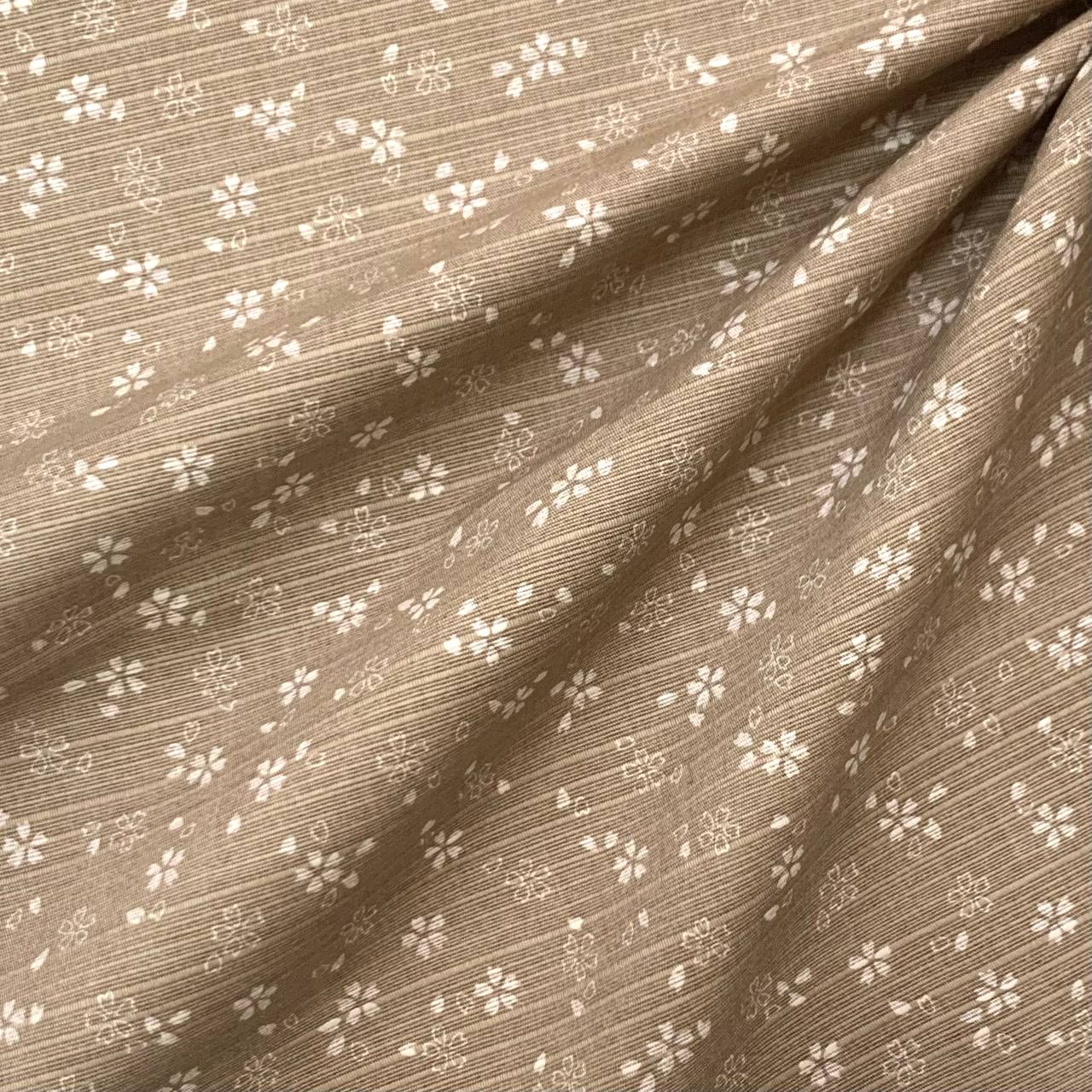 Японский шелк хлопок шантунг Sashiko #602 бежевый
