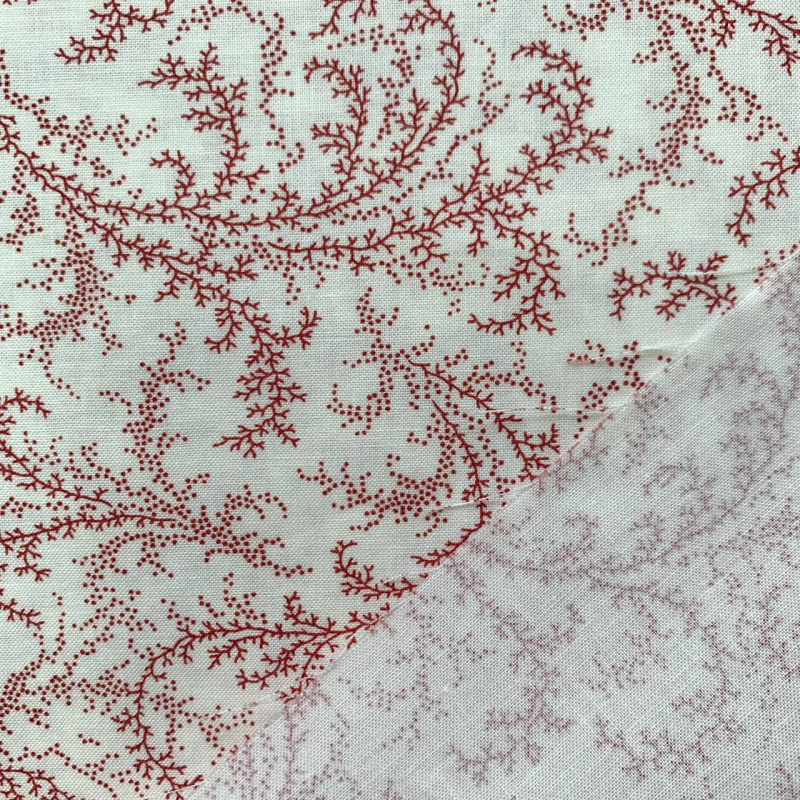 Фото Хлопок принт веточки на молочном фоне Moda fabrics 10:110 см 2