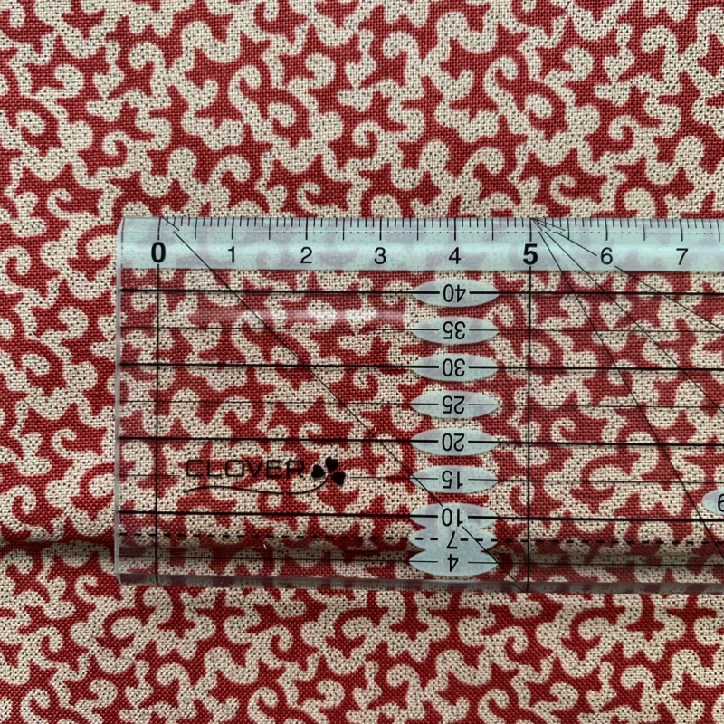 Фото Хлопок принт новогодний рисунок «Вензеля» Moda fabrics 10:110 см 2
