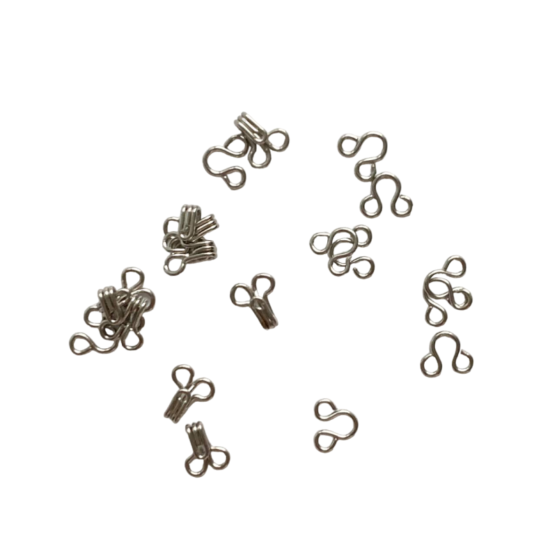 Фото Крючки серебро 10 штук 1