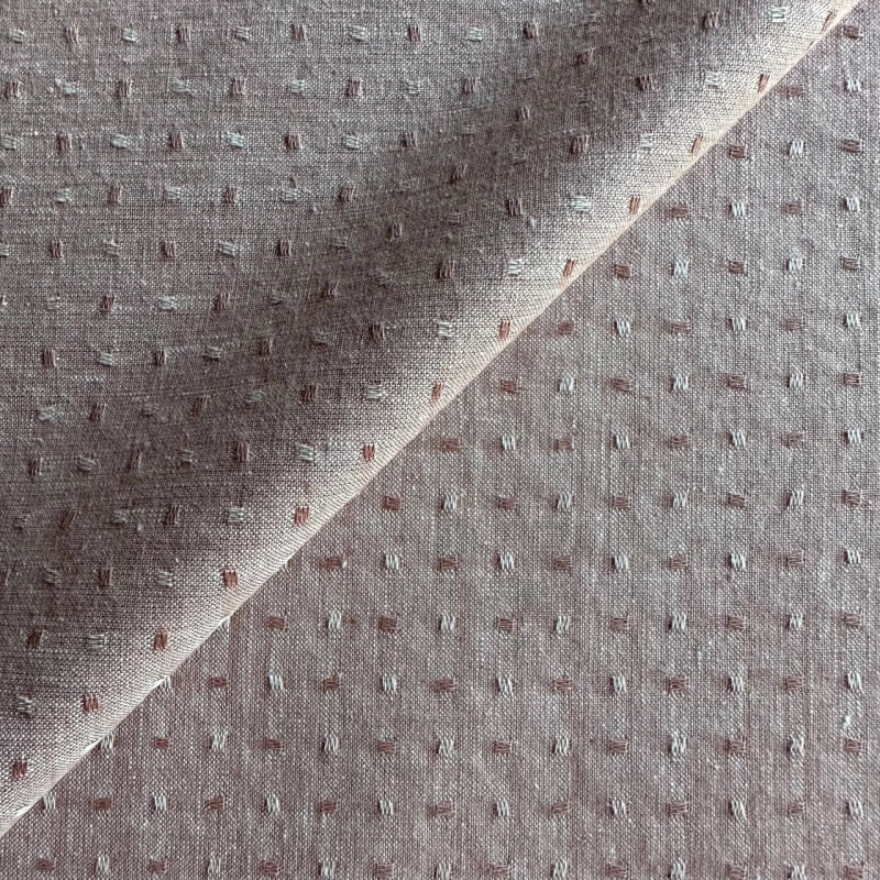 Фото Японский фактурный хлопок 757 розово-персиковый 35:50 см 2