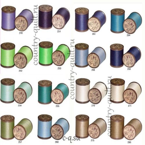 Фото Нитки для шитья и стежки Fujix Quilter Farm 6