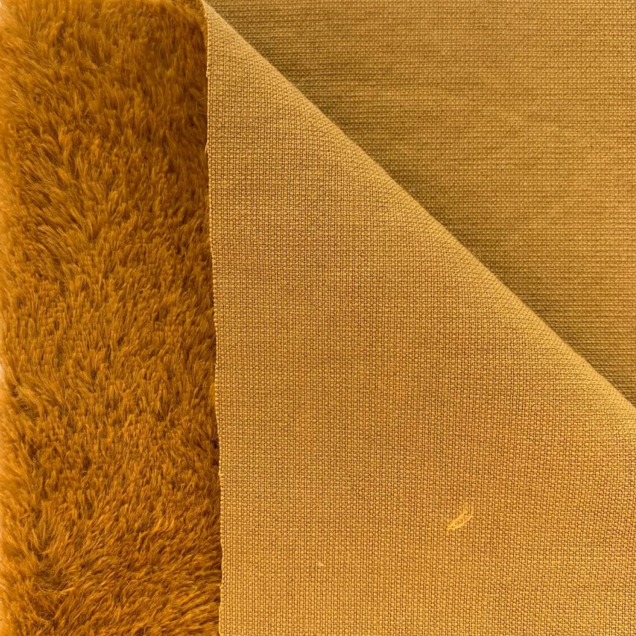 Фото Пушистая вискоза Schulte горчица F5012 отрез 1/16 1