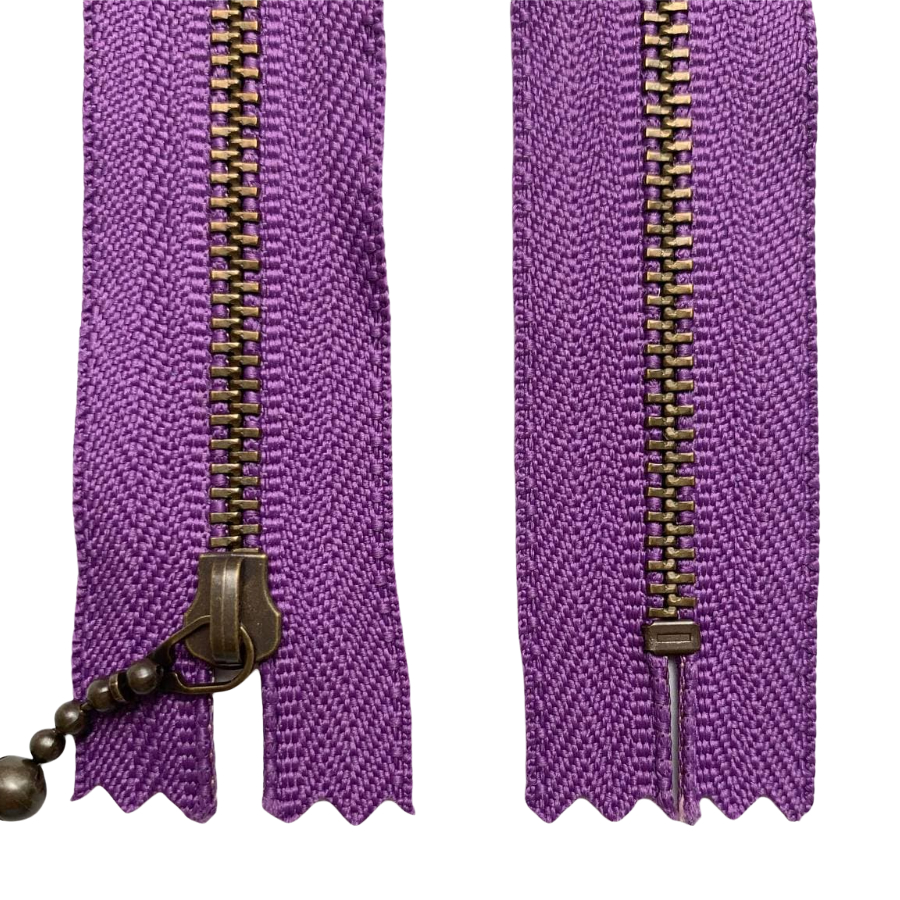 Молния YKK фиолетовая 12, 15, 20 см