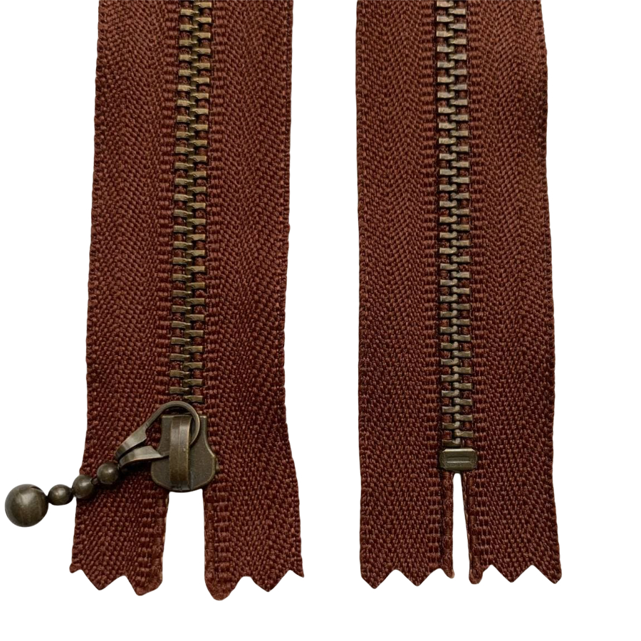 Молния YKK коричневая 10 см