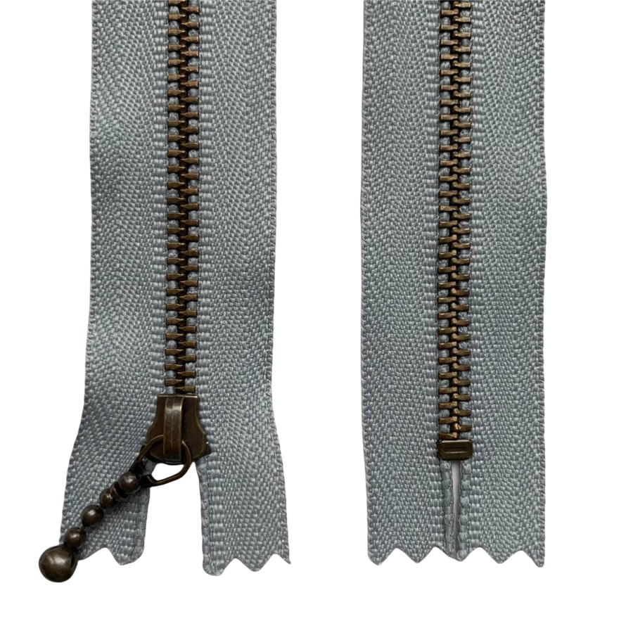 Молния YKK серая 12, 15 см