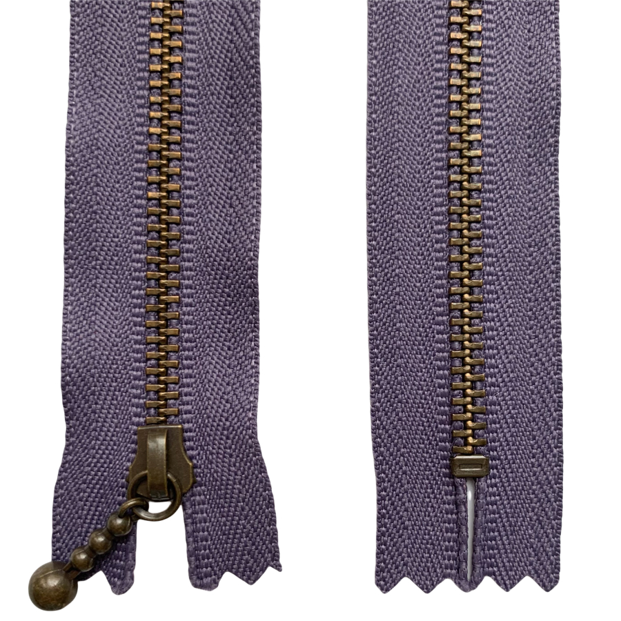 Молния YKK тауп фиолетовая 15, 20, 22, 25, 30, 35, 40, 45, 50 см